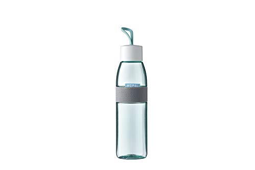 Mepal Trinkflasche Ellipse Nordic Green – 500 ml Inhalt – auch für kohlensäurehaltige Getränke – bruchfestes Material-auslaufsicher-Spülmaschinengeeignet