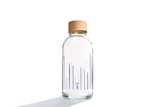 Carrybottles Trinkflasche Glas 0,4 l | Sportflasche, Wasserflasche | BPA-frei, auslaufsicher & kohlensäuregeeignet | Plastikfrei & nachhaltig produziert | Made in Germany
