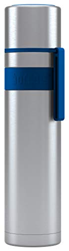 Isolierflasche HEET 700ml – Thermoflasche aus Edelstahl, Doppelwandig, Vakuum-Isolierte Thermoskanne mit Becher, Auslaufsicher, BPA-frei, Hält 12h warm, 360° Verschluss, Trageschlaufe (Nachtblau)