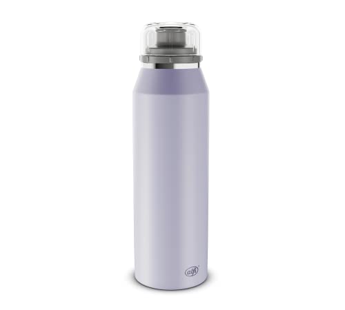 alfi ENDLESS ISO BOTTLE 500ml, lavender, Isoliertrinkflasche aus Edelstahl, absolut dicht mit Drehverschluss, hält 12 Stunden heiß, 24 Stunden kalt, für Kohlensäure, ohne Fingerabdrücke