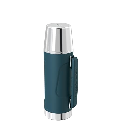 Super Sparrow Thermosflasche Edelstahl Trinkflasche - BPA-Frei - 750ml - Auslaufsicherer Deckel Fungiert als Trinkbecher - Hält 12/24 Std. Heiß/Kalt - Thermoskanne für Sport, Outdoor