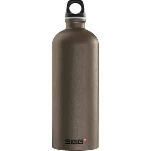 SIGG - Alu Trinkflasche - Traveller - Klimaneutral Zertifiziert - Für Kohlensäurehaltige Getränke Geeignet - Auslaufsicher - Federleicht - BPA-frei