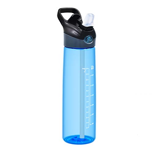 WeluvFit Trinkflasche Sport 700ml Wasserflasche Auslaufsicher - BPA-Frei Sportflasche mit Pop-up Düse für Sport, Gym, Fitness, Fahrrad, Kinder, Camping