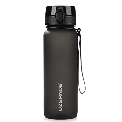 UZSPACE Trinkflasche 500ml/800ml/1L, Sport Trinkflasche Kinder Auslaufsicher, Tritan & BPA-frei Wasserflasche für fahrrad, fitness,Outdoor