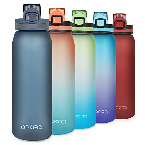 Opard Trinkflasche Sport 900ml -Wasserflasche aus Tritan BPA-Frei, Auslaufsicher Sportflasche für Kinder, Sport, Fitness, Fahrrad, Fußball, Outdoor