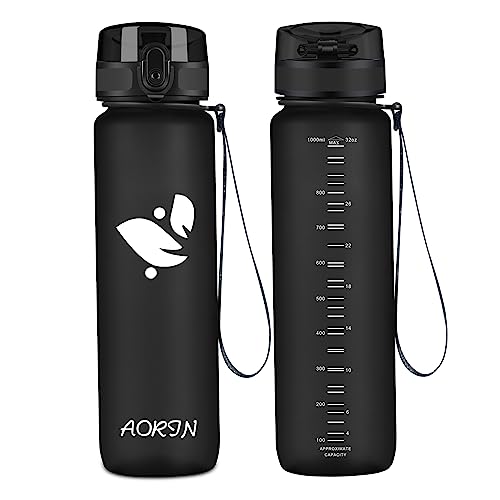 AORIN Trinkflasche - 750ml - Wasserflasche BPA-Frei & Tritan Auslaufsicher Sportflasche, Erwachsene,Trinkflasche Kinder, Fitness,Laufen,Yoga,Fahrrad,Outdoor