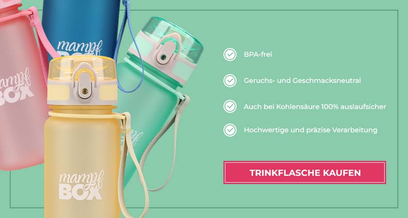 Auslaufsichere Trinkflaschen von Mampfbox